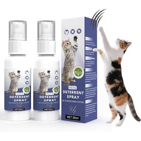 رذاذ رادع للقطط، رادع طبيعي آمن للقطط داخليًا وخارجيًا لحماية الأثاث، رادع مضاد للخدش للأثاث والأرائك والسجاد والحمضيات وغير سام in Kuwait
