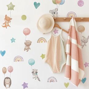 ملصقات جدارية من funlife Peel and Stick Boho Sun، ملصقات حائط ذاتية اللصق لأشعة الشمس في بلد ريفي، ملصقات فنية جدارية من PVC Boho لغرفة نوم الأطفال وغرفة اللعب وغرفة الحضانة وديكور المنزل in Kuwait