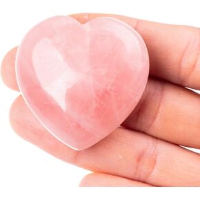 40mm Natural Tiger Eye Large Heart Stones Healing Crystals Gemstones Gifts Heart Shaped Rocks for Home Decor Reiki Meditation Women in Kuwait