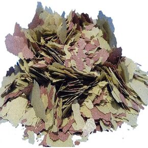 رقائق شركة Aquatic Foods Inc. - 45% من دودة كاليفورنيا السوداء وCichlid Green GRO Flake Mix لرمي القرص، Cichlids، Tetras، Guppies، الحوامل الحية، جميع الأسماك الاستوائية المجتمعية - رقائق AF الممتازة - 1/2 رطل in Kuwait