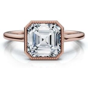 1ct-5ct Moissanite Engagement Ring For Women 5CT Pear Cut Rose Gold Solitaire Engagement Ring in 10K/14K/18K gold & 925 Sterling Silver Wedding & Proposal Jewelry in Saudi Arabia
