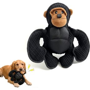 Plush Stuffed Squeaky Dog Toys, Durable Dog Chew Toys for Medium/Large Dogs,Chew Dog Toys to Keep Them Busy,Gorilla in Kuwait