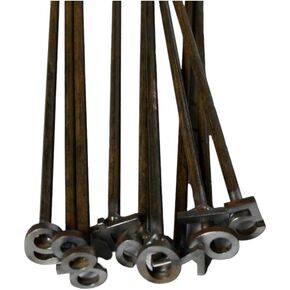 Number Branding Iron Set, Custom Branding Iron, Custom Branders, Metal Stamps, Brander Tool (2 inch) in Saudi Arabia