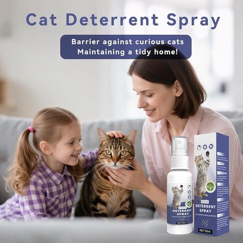 رذاذ رادع للقطط، رادع طبيعي آمن للقطط داخليًا وخارجيًا لحماية الأثاث، رادع مضاد للخدش للأثاث والأرائك والسجاد والحمضيات وغير سام in Kuwait