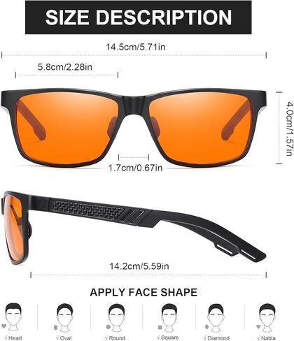 نظارات ألعاب حجب الضوء الأزرق، نظارات ألعاب الكمبيوتر الإلكترونية، فلتر شاشة احترافي قوي، مضاد للوهج وإجهاد العين، نظارات UV400 للنساء والرجال (ألعاب الفيديو، وحدة التحكم، التلفزيون، الكمبيوتر الشخصي) in Kuwait