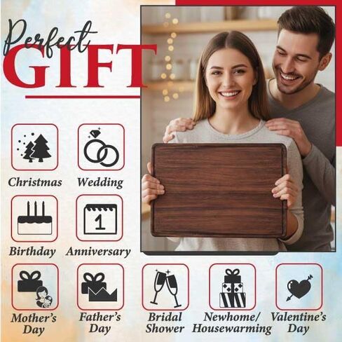 Personalized Grilling Meat Cutting Board Wood Engraved, Custom BBQ Gift for Men, Dad, Husband, Grandpa, Him, Birthday, Anniversary, Father’s Day or Christmas, Great Gift Idea for Men Who Love Grill in Saudi Arabia