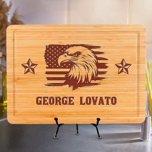 Personalized Grilling Meat Cutting Board Wood Engraved, Custom BBQ Gift for Men, Dad, Husband, Grandpa, Him, Birthday, Anniversary, Father’s Day or Christmas, Great Gift Idea for Men Who Love Grill in Saudi Arabia