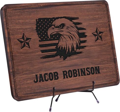 Personalized Grilling Meat Cutting Board Wood Engraved, Custom BBQ Gift for Men, Dad, Husband, Grandpa, Him, Birthday, Anniversary, Father’s Day or Christmas, Great Gift Idea for Men Who Love Grill in Saudi Arabia