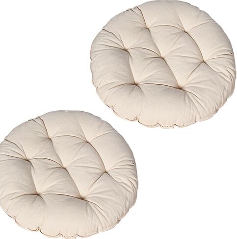 قطعتان من وسائد القطط، سرير وسادة للقطط، وسائد ناعمة منفوشة للحيوانات الأليفة للقطط والكلاب الصغيرة، بساط وسادة دائري معنقدة قابل للغسل، قطر 16.9 بوصة، وسمك 2.4 بوصة in Kuwait