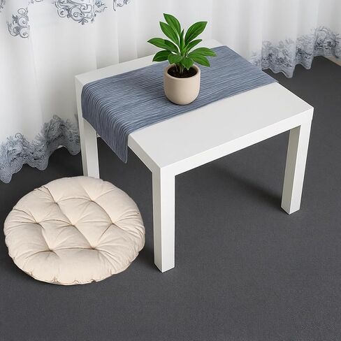 قطعتان من وسائد القطط، سرير وسادة للقطط، وسائد ناعمة منفوشة للحيوانات الأليفة للقطط والكلاب الصغيرة، بساط وسادة دائري معنقدة قابل للغسل، قطر 16.9 بوصة، وسمك 2.4 بوصة in Kuwait