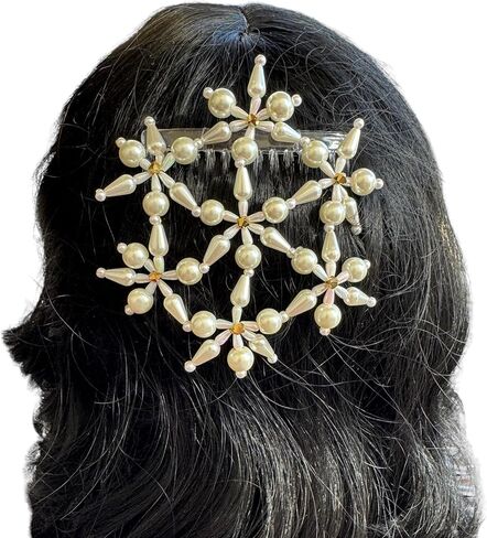 غطاء رأس نسائي فاخر من Kippah مزين بالخرز على شكل زهور، غطاء رأس فاخر من يهوديكا يارملك in Saudi Arabia