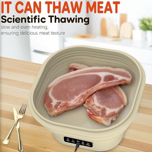 Sourdough Bread Baking Supplies,Electric Thermostatic Silicone Proofing Baskets for Sourdough Bread Baking Tools (elliptical-1, 10in) in Saudi Arabia