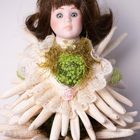 Mixed Media Art Sculpture with Textiles & Starfish | One-of-a-Kind Handmade Piece in Saudi Arabia
