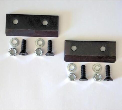 Replacement for Troy-Bilt Set of 2 Chipper Blades 981-0490, 781-0490 with Screws OEM in Saudi Arabia