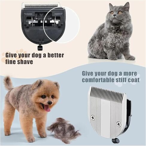 شفرة ضبط 5 في 1 للكلاب الأليفة والقطط، متوافقة مع Wahl، ماكينة قص الحيوانات الاحترافية، قطع غيار أداة التشذيب in Kuwait