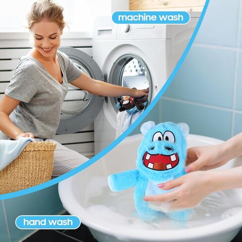 Bzonsmart Squeaky Dog Toys.Tough Plush Chew Toys for Dogs.Interactive Dog Toys to Keep Puppies Medium Large Breed Dogs Busy ..Durable Anti-Boredom Dog Toys for Teething & Playtime. in Kuwait