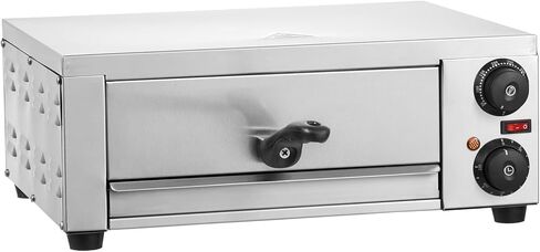 VEVOR Electric Pizza Oven for Countertops, 12-inch, 1500W, with Temp Control & 0-60 Min Timer, Even Baking Technology & Easy Clean Crumb Tray, Ideal for Both Commercial & Home Kitchens in Saudi Arabia