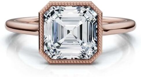 1ct-5ct Moissanite Engagement Ring For Women 5CT Pear Cut Rose Gold Solitaire Engagement Ring in 10K/14K/18K gold & 925 Sterling Silver Wedding & Proposal Jewelry in Saudi Arabia