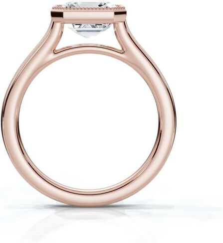 1ct-5ct Moissanite Engagement Ring For Women 5CT Pear Cut Rose Gold Solitaire Engagement Ring in 10K/14K/18K gold & 925 Sterling Silver Wedding & Proposal Jewelry in Saudi Arabia