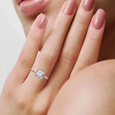 1ct-5ct Moissanite Engagement Ring For Women 5CT Pear Cut Rose Gold Solitaire Engagement Ring in 10K/14K/18K gold & 925 Sterling Silver Wedding & Proposal Jewelry in Saudi Arabia
