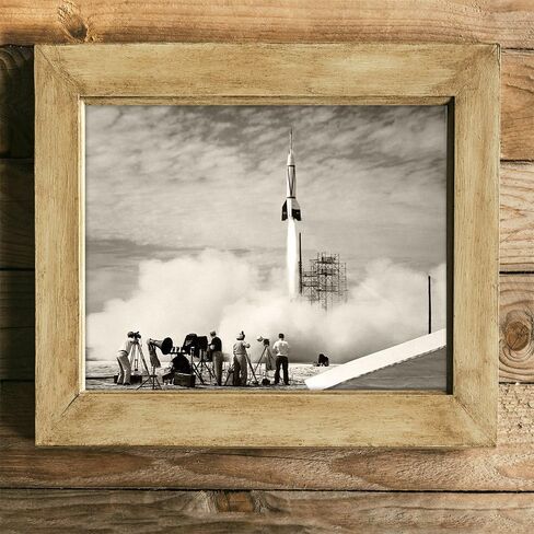Lone Star Art Astronomy Poster - First NASA Rocket Flight - 11x14 Unframed Art Print - Vintage Space Wall Art for Dark Academia, Astronomers & Space Enthusiasts in Kuwait