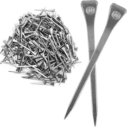 100 Pieces Assorted E2 to E8 Steel Horseshoe Nails – Reliable for Horse Hoof Care, Harness Repair & Riding Gear Needs(100Pcs E8 60.5mm) in Saudi Arabia