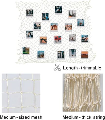 30 ft Fishing Net Decor, Fish Net Decorations for Pirate Mermaid Ocean Beach Hawaii Under The Sea Nautical-Themed Party in Saudi Arabia