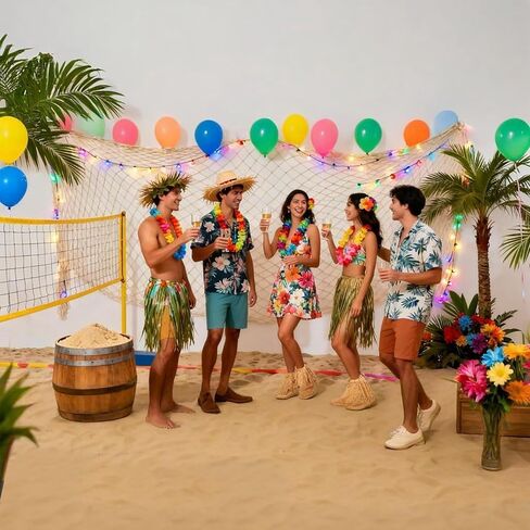 30 ft Fishing Net Decor, Fish Net Decorations for Pirate Mermaid Ocean Beach Hawaii Under The Sea Nautical-Themed Party in Saudi Arabia