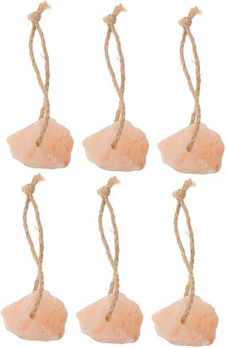 BESPORTBLE 6pcs Pink Salt Lick Block for Livestock Natural Mineral Source Cattle Deer Rabbits Health Enhancement Immune Support Easy Placement for Effortless Licking in Saudi Arabia