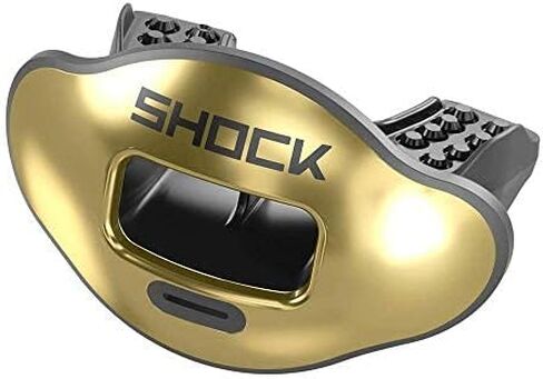 Shock Doctor SD10300-60023-OSFA Max Airflow Lip Guard - Chrome Stars & Stripes Stars and Stripes Adult-OSFA in Saudi Arabia