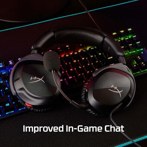 Hyperx Cloud Jet-سماعة ألعاب لاسلكية مزدوجة ، 2.4 جيجا هرتز دونجل ، بلوتوث 5.3 ، الكمبيوتر الشخصي ، PS5 ، الهاتف المحمول ، USB-A-الأزرق الفاتح in Saudi Arabia