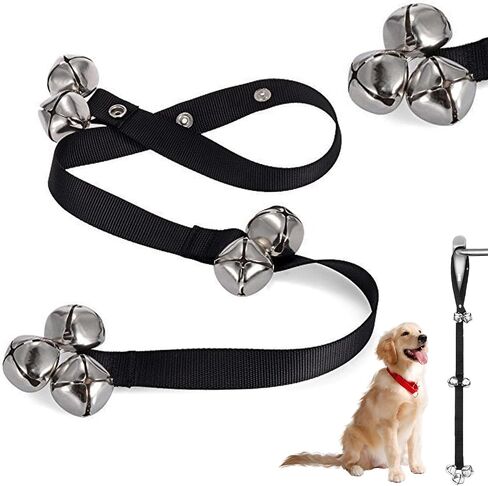 Pet Door Bell Strap with Metal Bells for Training and Communication with Dogs Adjustable and Easy to Use for Pet Behavior Signals in Saudi Arabia