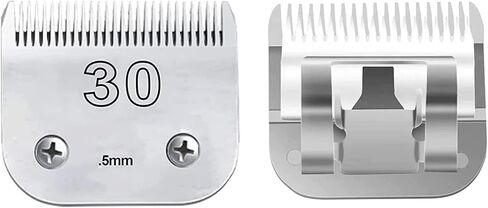2 Pack 10 Dog Grooming Clipper Blade,Compatible with Andis, Wahl, Oster Dog Clippers,Size 1.5mm in Kuwait