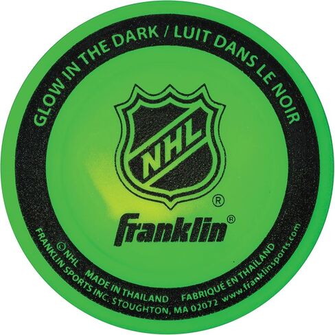 Franklin Sports NHL Street Hockey Puck - No Bounce Outdoor Street + Roller Hockey Puck - Official Size for Kids + Adult Games - 1 Pack in Saudi Arabia