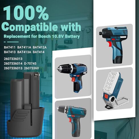 بطارية CREABEST 2 Pack 3.5Ah Ni-MH 14.4V متوافقة مع Bosch BAT038 BAT040 BAT041 BAT140 BAT159 13614 2607335275 2607335533 2607335534 2607335711 2607335465 2607335685 2607335678 2607335276 in Kuwait