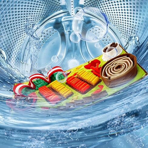 بساط الغطس للكلاب - لعبة ألغاز تفاعلية للكلاب للتحفيز الذهني والإثراء مقاس 32 × 20 بوصة للسلالات الصغيرة والكبيرة، بساط تغذية بطيء للكلاب قابل للغسل in Kuwait