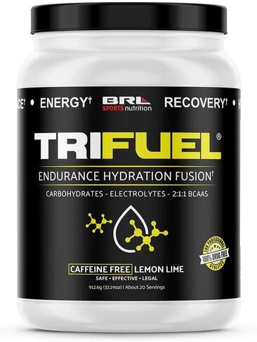 TriFuel - التحمل والتعافي 3 في 1، الترطيب، BCAA، مشروب معزز بالكهرباء (التوت البري)... in Saudi Arabia