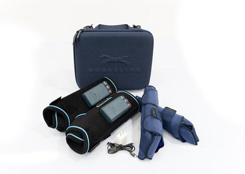 HORSELINK Multifunctional Compression Therapy Horse Boots,Compression Therapy Boots, Dynamic Compression & Vibration & PEMF Magnetic 3-in-1 Multifunctional Therapy Boots for Horses,Front, hind in Saudi Arabia