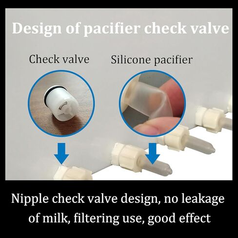 Pig Milk Feeder with Sound and Accurate Temperature Control,Piglet Constant Temperature Suckling Machine,Pig Drinking Milk Machine,Dual Switch Design,Automatic Mixing,for Raising Pi(Size:10 pacifiers) in Kuwait