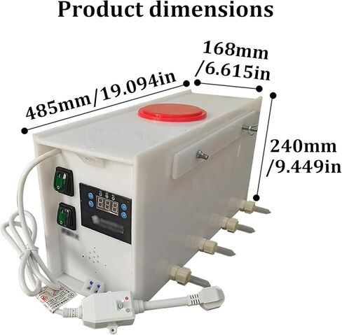Pig Milk Feeder with Sound and Accurate Temperature Control,Piglet Constant Temperature Suckling Machine,Pig Drinking Milk Machine,Dual Switch Design,Automatic Mixing,for Raising Pi(Size:10 pacifiers) in Kuwait