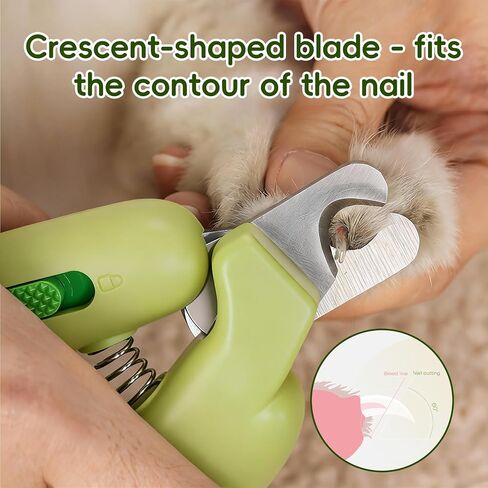 Dog Nail Clippers,Dog Nail Trimmers for Small Medium Dogs and Cats - Professional Grooming Tool with Safety Lock, Sharp Stainless Steel Blade Prevents Splitting，Includes Nail File (Purple-mini) in Saudi Arabia