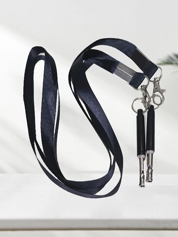 2-Pack Ultrasonic Dog Whistles, Adjustable Training Whistles with Lanyard, Pet Supplies for Training Your Pets in Saudi Arabia