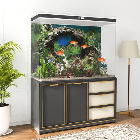 36x18 inches Arch Stone Aquarium Background River Bed & Lake Aquarium Polyester Backdrop Aquatic Plant Fish Tank Background in Saudi Arabia
