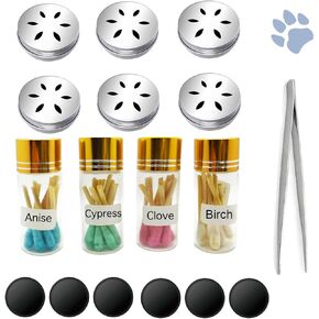 Dog Scent Training Kit Nose Scent Work Tins, Dog Nose Scent Work Training Kit for Dogs Brain Games Pet Pup Beginner Scent Work Kit (6 Box+4 Nose Work Set) in Kuwait