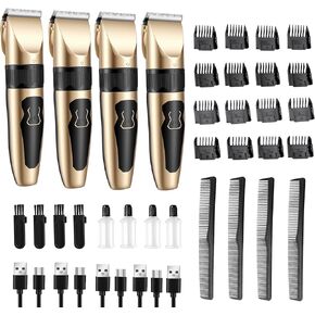 2 حزمة من مقصات العناية بالكلاب منخفضة الضوضاء، مشط كهربائي هادئ قابل للتعديل قابل لإعادة الشحن، مناسب للكلاب والقطط والحيوانات الأليفة in Kuwait