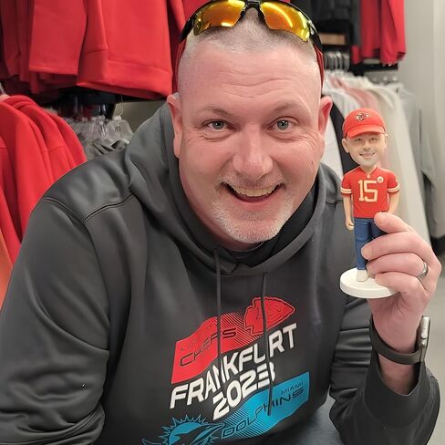 Bobblehead المخصصة، تخصيص كامل الجسم للاعبي البيسبول، دمى Bobblehead المصنوعة يدويًا، تماثيل مخصصة بناءً على الصور، أفضل هدية لشخص ما in Saudi Arabia