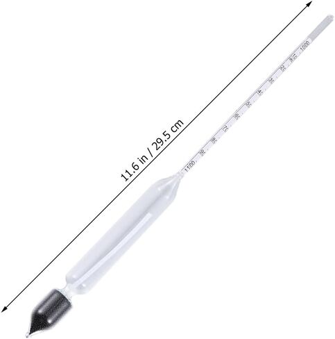 TEHAUX 2Pcs Glass Hydrometer Float Specific Gravity Densitometer for Aquarium Fish Tank Water Testing with Automatic Temperature and Mineral Content Measurement in Saudi Arabia