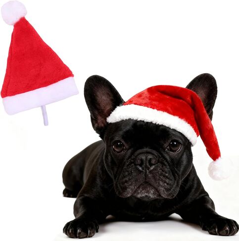 Dog Chrismas Santa Hat for Dog Hats Cat Christmas Outfit Pet Chrismas Costume in Saudi Arabia