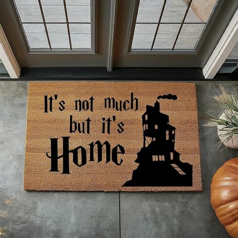 It's Not Much But It's Home Doormat, Premium Quality, Thick 100% Coconut Coir, Durable Front Door Mat, Made in The USA, Charming Entryway Rug STK 1431 in Saudi Arabia