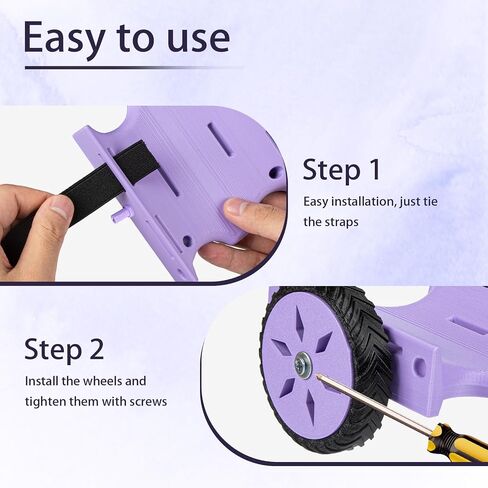 Adjustable Guinea Pig, Rabbit and Hamster Wheelchair for Back Legs Mobility Aid, Soft TPU Tires with Raps (Small) in Saudi Arabia